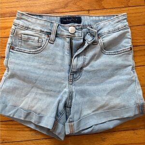 Aeropostale Sky Blue Jean Shorts